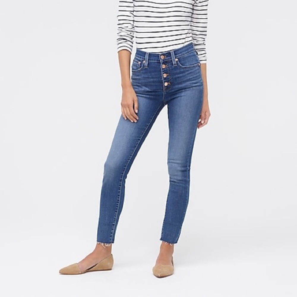 J. Crew high rise jeans